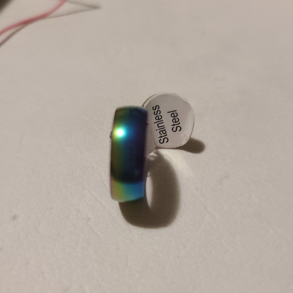 Multicolor Smooth Band Ring